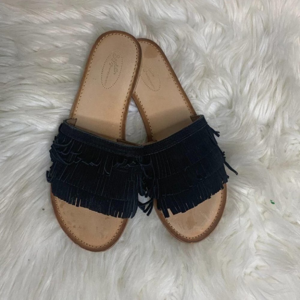 Seychelles CoryLynncalter leather fringe sandals 6